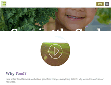 Tablet Screenshot of fairfoodnetwork.org